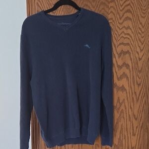 Tommy Bahama Men's Navy V-Neck Sweater